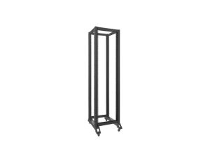 Szafa stojąca OPEN RACK 19 42U 600x800mm do serwerów i magazynów energii otwarta czarna LANBERG