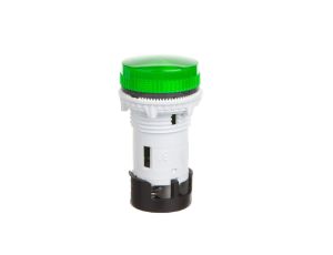 Lampka sygnalizacyjna /zintegrowana LED/ soczewka płaska karbowana 240 VAC zielona TT02X1 004770762
