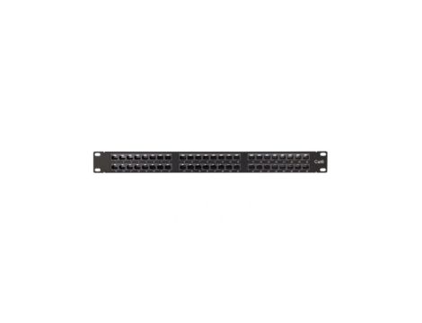 Patch panel RACK 19 kat.6 48p UTP z półką 1U ATEL
