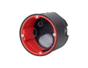 Puszka instalacyjna podtynkowa fi:68x62mm przeciwpożarowa z membraną BS3700 2,5mm2 2xM25 bezhalogenowa ppoż F-TRONIC