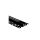 Profil GN01 natynkowy czarny + klosz transp. 1m