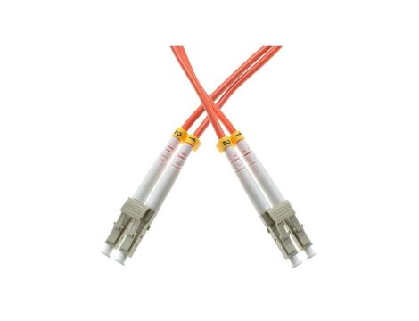 Patchcord światłowodowy FO MM LC-LC duplex 50/125 OM2 1m WAVE OPTICS