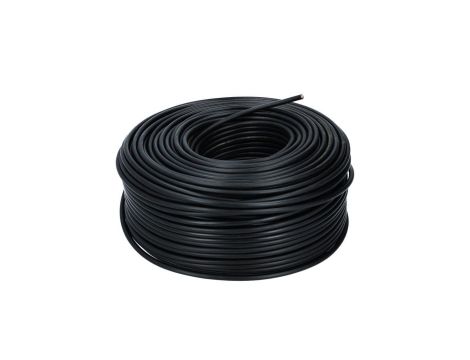 Przewód instalacyjny bezhalogenowy H05Z-K 90C 300/500V 0,5mm2 czarny linka TKD 100m
