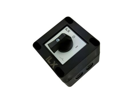 ŁĄCZNIK KRZYWKOWY 10A 0-1 3F W OBUDOWIE IP65
