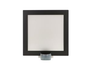 Oprawa elewacyjna z czujnikiem ruchu i zmierzchu Steinel L 20 S PIR max. 60W E27 IP44 IK03 230V antracyt / nierdzewna ST035693