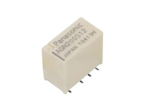 Przekaźnik elektromagnetyczny DPDT Ucewki 12VDC 1A 1A/30VDC AGN200S12J