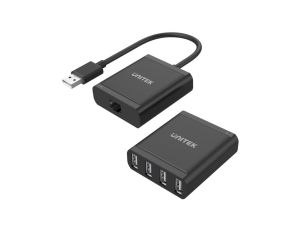 Unitek Y-2516 przedłużacz USB 2.0 po skrętce 4xUSB