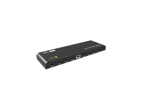 Rozdzielacz HDMI 2.0 4K 60Hz 1x8 aktywny HDR EDID IDATA HDMI2-4K8HDR