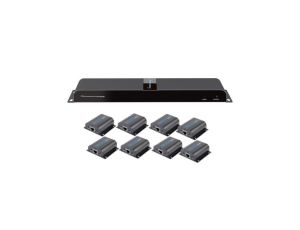 Konwerter HDMI 1x8 1080p 60Hz do 40m po kablu sieciowym Kat6 IR PoC IDATA EX-HL81TY