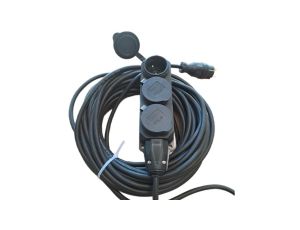 Kabel przedłużacz IP44 20m 3x230V OW 3x2,5