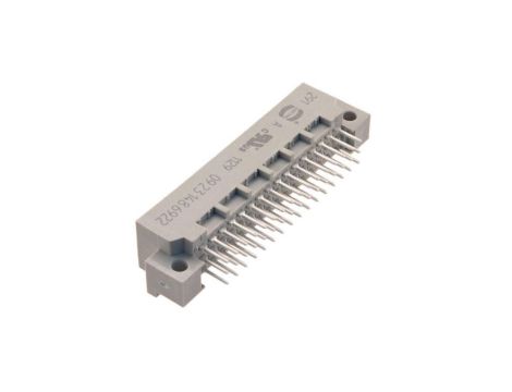 09231486922 Obudowa: do złączy DIN męskie PIN: 48 a+b+c THT proste L3mm