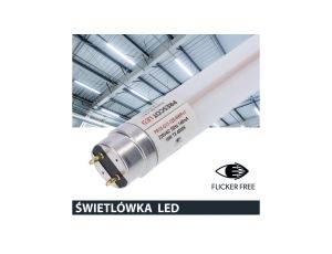 Świetlówka led T8 G13 120cm 18W 6500K 1800lm PC Prescot Flicker free