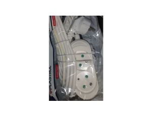 Przedłużacz 2-gniazda z/u 10A 5m biały, PS-270/5,0 BIAŁY