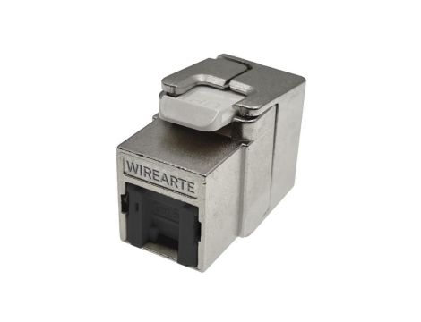 Moduł keystone klapka zabezpieczająca RJ45 STP kat.6A ekranowany beznarzędziowy WireArte