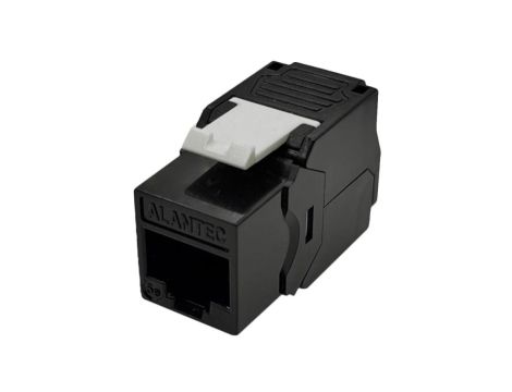 Moduł keystone RJ45 UTP kat.5e ekranowany beznarzędziowy SLIM czarny Alantec