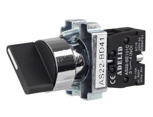 Wyłącznik piórkowy 0-1 monostabilny krótki 10A IP54 AS22-BD41