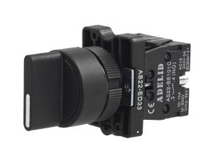 Wyłącznik piórkowy 1-0-2 bistabilny krótki 10A IP54 AS22-ED33