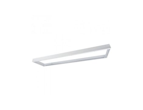 Rama montażowa do panelu led 1200x300x58 aluminium zatrzaskowa biała EC20814