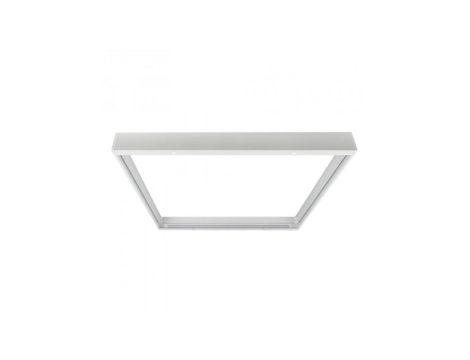 Rama montażowa do panelu LED 600x600x58 zatrzaskowa aluminium BIAŁA