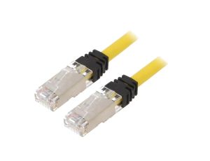 STP6X3MYL Patch cord S/FTP,TX6A™ 10Gig 6a linka Cu LSZH żółty 3m 26AWG