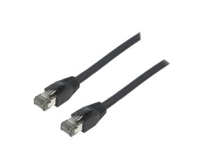Patch cord S/FTP Cat 8.1 linka Cu LSZH czarny 2m 26AWG CQ8053S