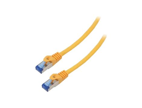 PCF6A-10CC-1500-O Patch cord S/FTP 6a linka CCA LSZH pomarańczowy 15m 26AWG