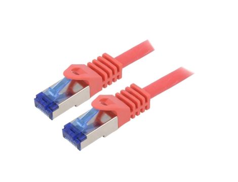 C6A074S Patch cord S/FTP 6a linka Cu LSZH czerwony 5m 26AWG -20...75C