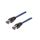 CQ8046S Patch cord S/FTP Cat 8.1 linka Cu LSZH niebieski 1,5m 26AWG