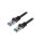 CQ4073S Patch cord S/FTP 6a linka Cu LSZH czarny 5m 26AWG