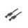 Patch cord S/FTP Cat 8 linka OFC PVC czarny 2m Żyły: 8 IKBBH