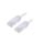 Patch cord TX6A-28™,U/UTP 6a drut Cu LSZH biały 5m 28AWG UTP28X5M
