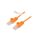 U/UTP5-CCA-200OR Patch cord U/UTP 5e linka CCA PVC pomarańczowy 20m 27AWG