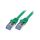 CQ3075S Patch cord S/FTP 6a linka Cu LSZH zielony 5m 26AWG