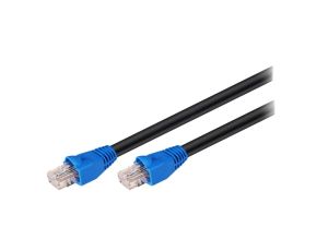 Patch cord U/UTP 6 CCA PE czarny 15m RJ45 wtyk,z obu stron 94391