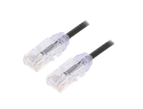 UTP28SP3MBL Patch cord TX6-28™,U/UTP 6 linka Cu LSZH czarny 3m 28AWG