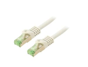 Patch cord S/FTP Cat 8.1 linka Cu LSZH szary 7,5m 26AWG 61119