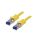 C6A067S Patch cord S/FTP 6a linka Cu LSZH żółty 3m 26AWG -20...75C