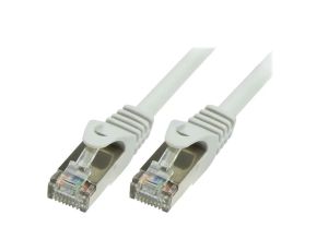 Patch cord SF/UTP 5e linka CCA PVC szary 10m 26AWG CP1092D
