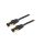 Patch cord S/FTP Cat 8 OFC PVC czarny 15m Pokrycie: złocony IKABN