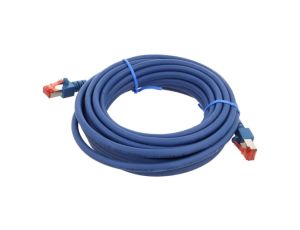 Patch cord S/FTP 6 linka Cu LSZH niebieski 5m 27AWG 803003