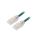 STP28X1MGR Patch cord F/UTP,TX6A-28™ 6a drut Cu LSZH zielony 1m 28AWG