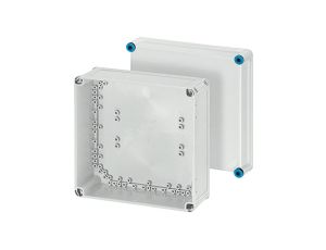 Obudowa plastikowa skrzynka hermetyczna, drzwi nieprzezroczyste poliwęglan 300x300x170mm IP66 HENSEL