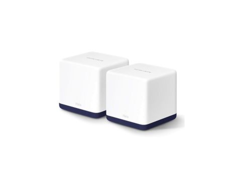 System Mesh Wi-Fi AC1900 Dual Band, 3x RJ45 1000Mb/s Mercusys Halo H50G (2-pack)