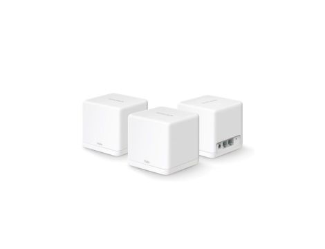 System Mesh Wi-Fi AC1300 Dual Band, 2x RJ45 1000Mb/s Mercusys Halo H30G (3-pack)
