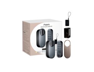 Inteligentny zamek do drzwi HomeKit, Thread, Bluetooth 5.1, NFC Aqara Smart Lock U200 Kit Czarny