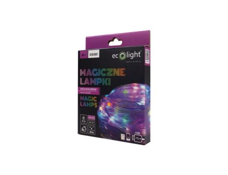 MAGICZNE LAMPKI 1MLN KOLORÓW 100 LED 10m DC5V