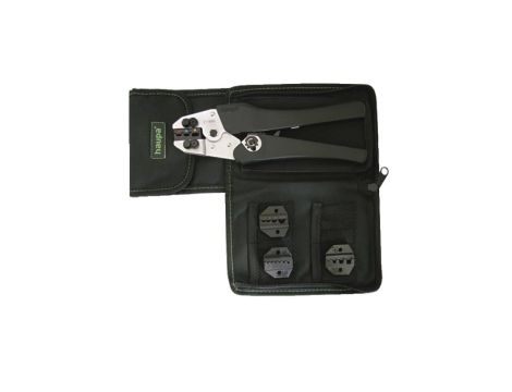 Praska ręczna X-Crimp, zestaw z wymiennymi matrycami, 211692, Haupa