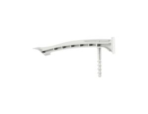 Obejma zaciskowa z kołkiem CMS9 do 10 kabli 50szt fi:6mm bezhalogenowy szary F-TRONIC