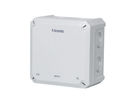 Puszka instalacyjna natynkowa NFK11 110x110x67mm bezhalogenowa hermetyczna IP66 szara NEPTUN Compact F-TRONIC