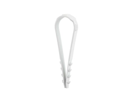 Obejma zaciskowa CMS 20-40mm 100 sztuk fi:6mm bezhalogenowy szary F-TRONIC
